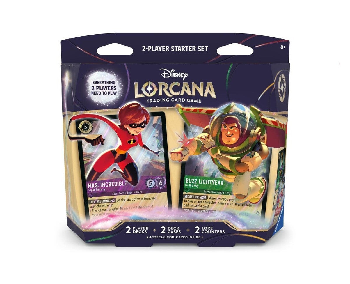 disney lorcana tcg starter deck Ravensburger TCG: Whispers in The Well Single-Player - Sapphire & Steel - Engaging Gameplay - Over 200 Original Disney Artworks the courage of Simba Ravensburger Disney Lorcana TCG: Into